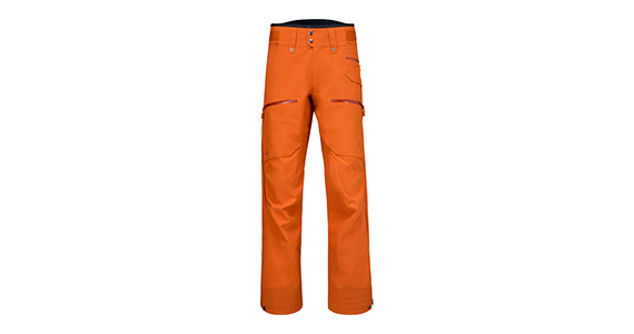 orangene Freeride Hose