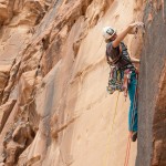 Gerade die Rissel lassen sich wunderbar mit mobilen Sicherungsger&auml;ten absichern. | Foto: Michael Seidl