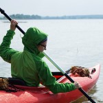 Die Vaude Escape Pro W's Jacke &uuml;berzeugt beim Rudern... | Foto: Caroline Coch