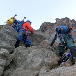 Der Aufstieg ins Festijoch erfolgt in einfacher Kletterei (UIAA II). | Foto: Ben Weiler