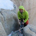 Torre Egger: Am Ende der Felsl&auml;ngen und damit der Hauptschwierigkeiten. | Foto: Korra Pesce