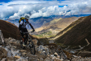 Mtb-Abfahrt nach Thorung Phedi. | Foto: Thomas Plank