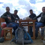 Ankunft an der Britanniahütte (3.030 m). | Foto: Ben Weiler