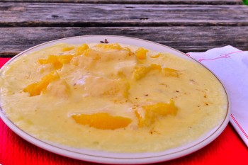 Polenta mit Käse - oder Käse mit Polenta? Da lacht das Herz hungriger Mountainbiker. | Foto: Sabine Dettling