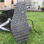 Die Stealth Gummiaußensohle des Adidas Trail Cross Protects sorgt für guten Grip auf den Pedalen. | Foto: Sven Papendick