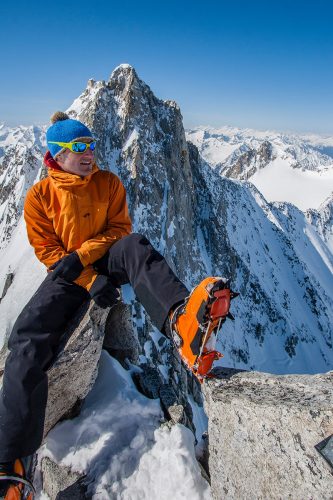 Auf Ski(hoch)touren fühlt sich das Petzl Irvis Hybrid äußerst wohl. | Foto: Franz Mösbauer