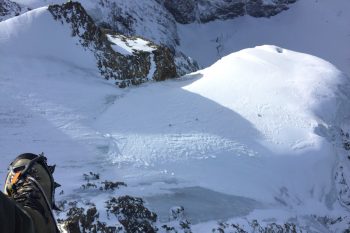 Unsere Seilschaft aus der Vogelperspektive. | Foto: Benedicht Erb