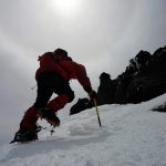 Beim Aufstieg ist die Annapurna Jacket zu das Bedingungen, die w&auml;hrend des Tests vorherrschen, warm. | Foto: David Kurz/Ram&oacute;n Schweden