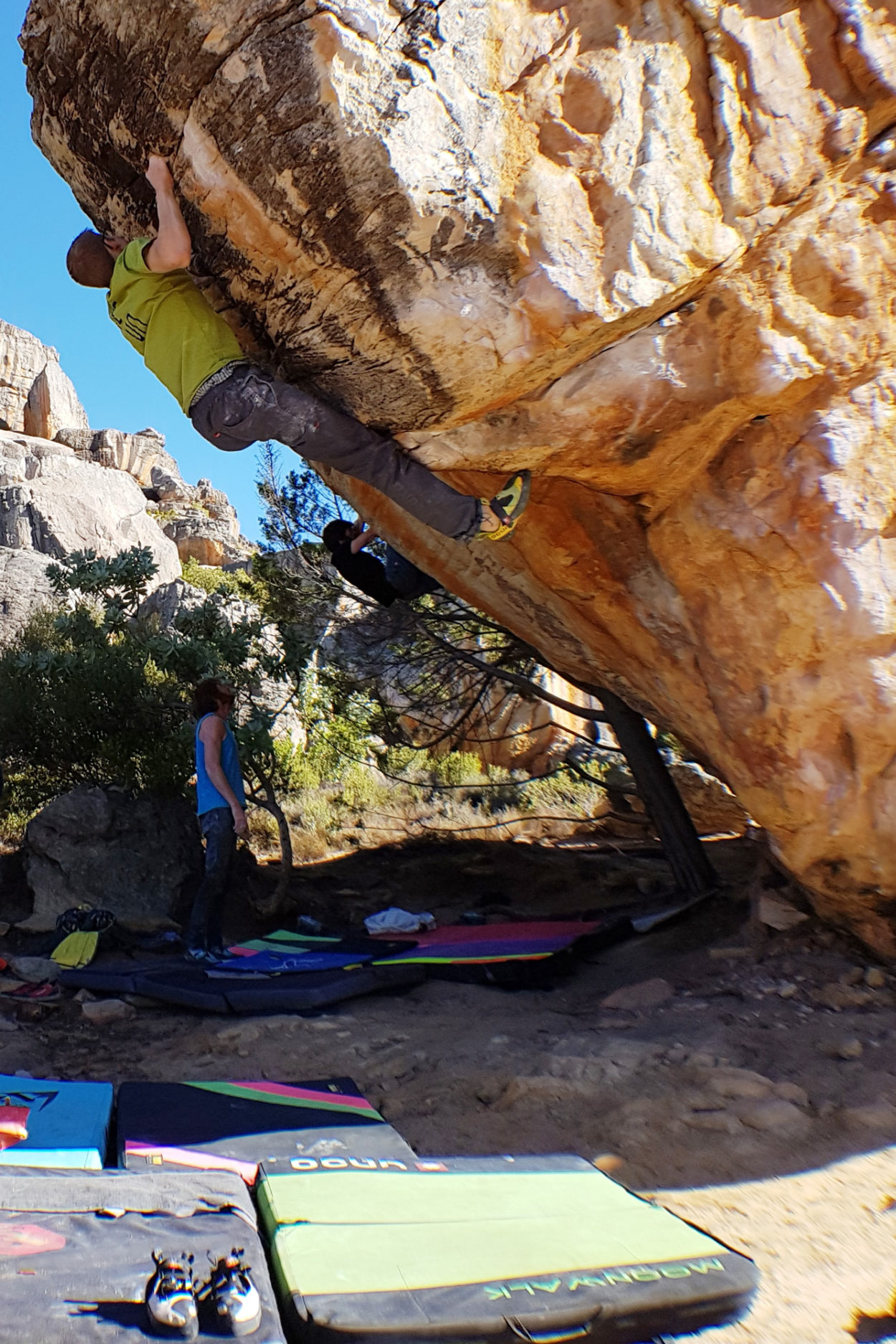 Gut dabei: Das Moonwalk bei seinem Ausflug in die Rocklands. | Foto: Chris Münch