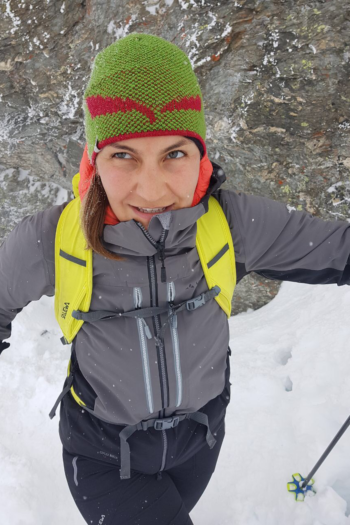 Verena hat das Vaude Shuksan 3L Jacket speziell bei Skitouren in den Tuxer Alpen und Bayerischen Voralpen getestet. | Foto: Christian Hofstetter
