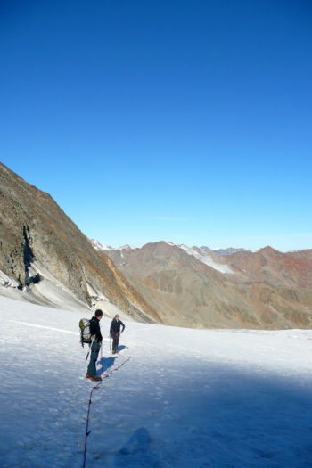 Gletscherträume auf dem Firn des Marzellferners. | Foto: Arnold Zimprich