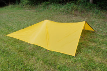 Abbildung 7: Da diese Aufbauvariante besonders niedrig ist, bietet sie dem Wind wenig Angriffsfläche. | Foto: Flo Glott