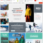 Die Bergzeit Website im Jahr 2014.