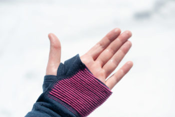 Daumenschlaufe des Devold Tuvegga Shirts