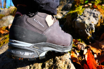 Test Wanderschuh Lowa Lavena Sohlenaufbau im Detail