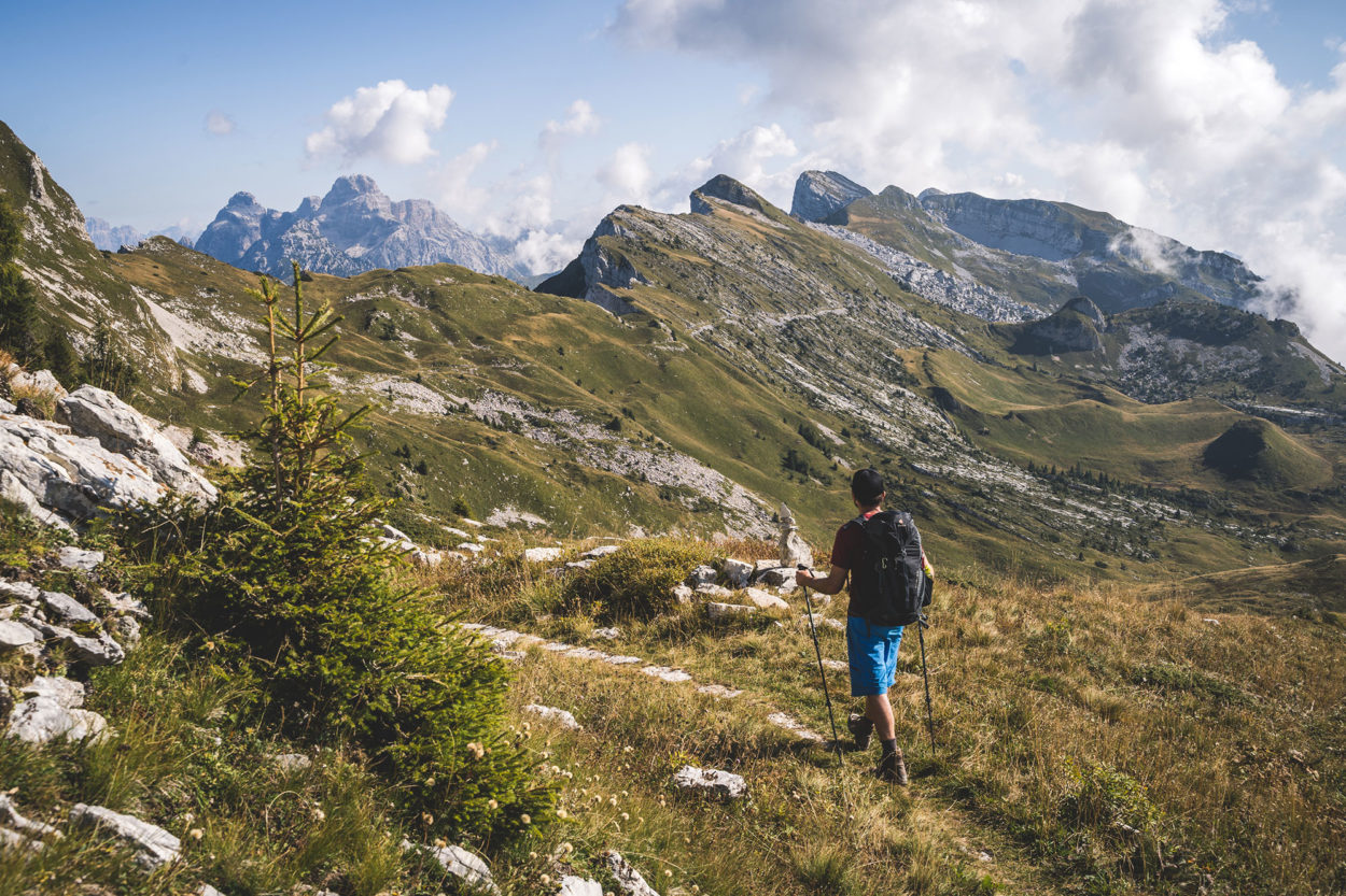 Wanderung in den Dolomiten